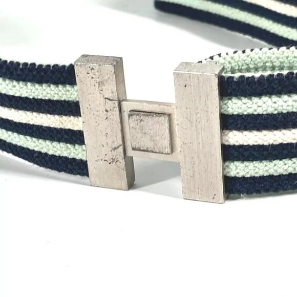 HERMES H logo Accessories Border belt Rubber Green main image 8
